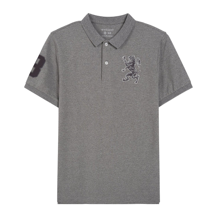 Embroidered 3D Lion Slim Fit