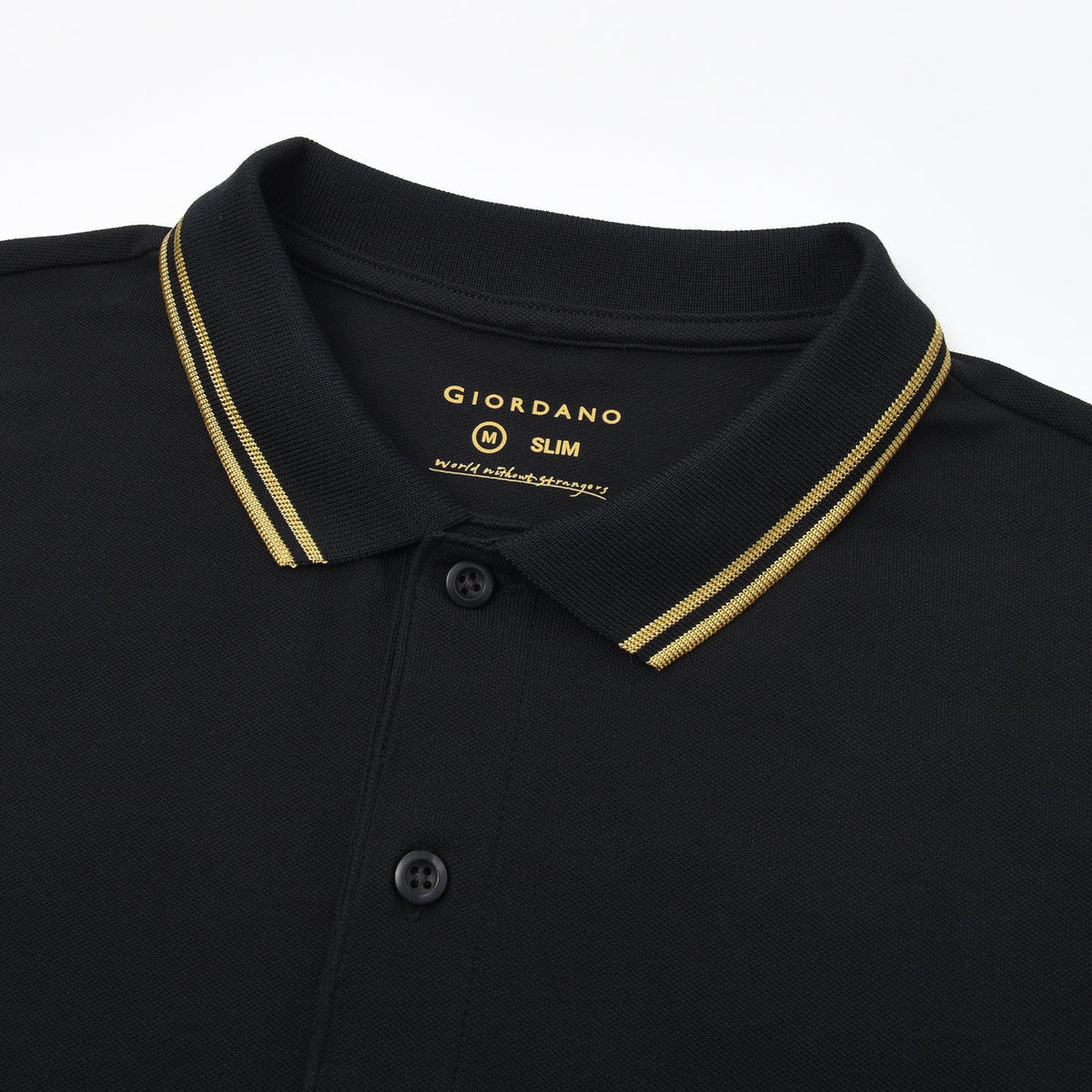 Giordano Noir Polo Slim Fit — view 4