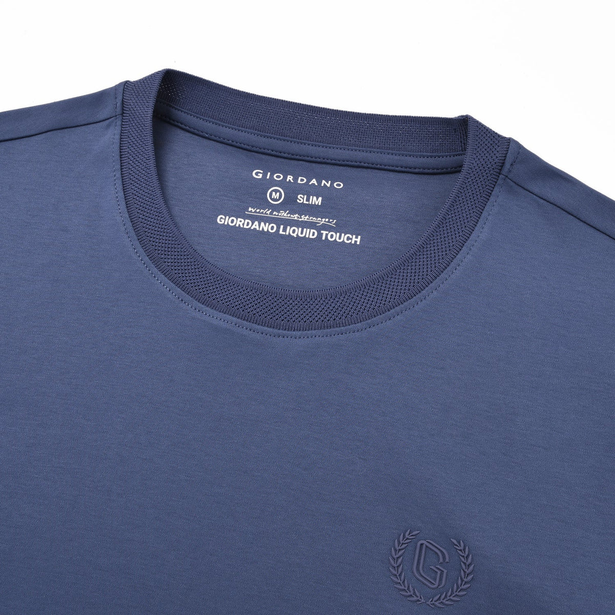 Liquid Touch Smart Collar Slim Fit Tee — view 4