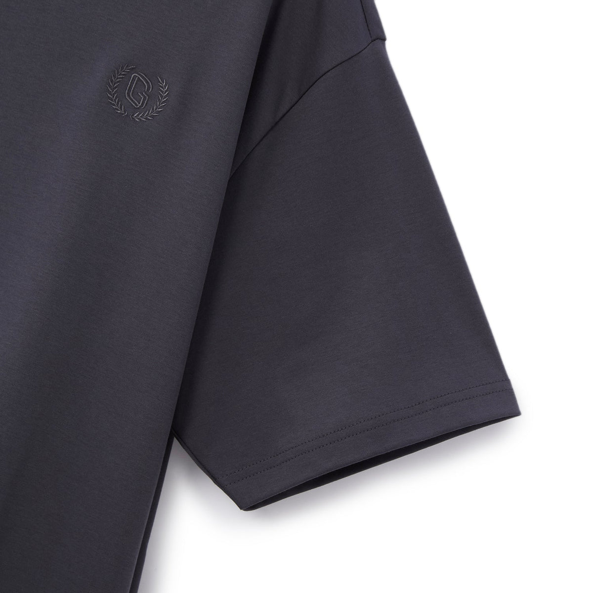 Liquid Touch Smart Collar Relaxed Fit Tee — view 4