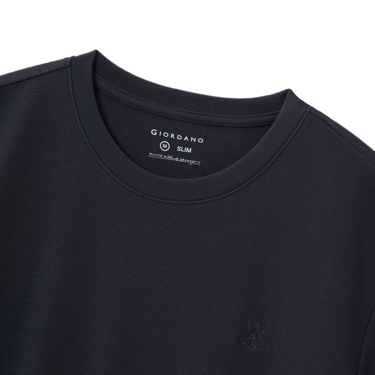 Textured Waffle Slim Fit Tee — view 3