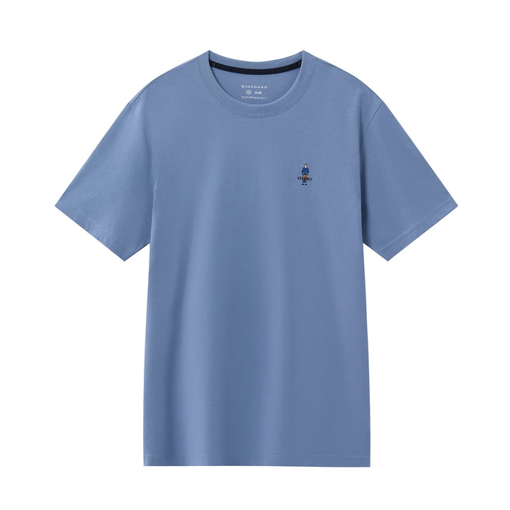 Classicman Embroidered Slim Fit Tee