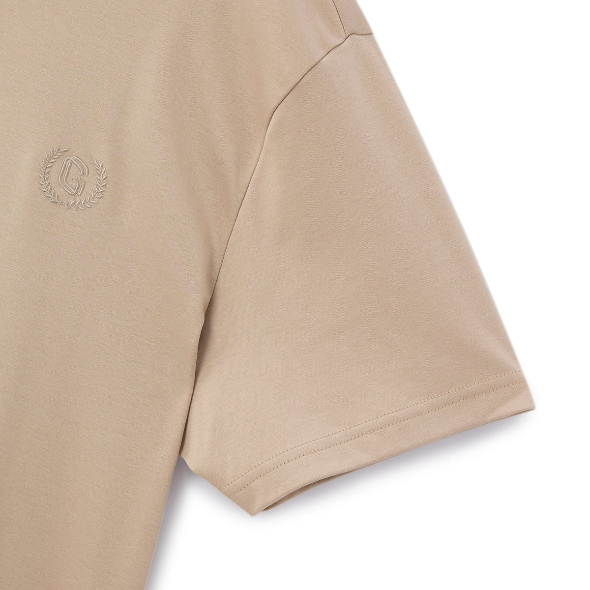 Liquid Touch Embroidered Slim Fit Tee — view 4