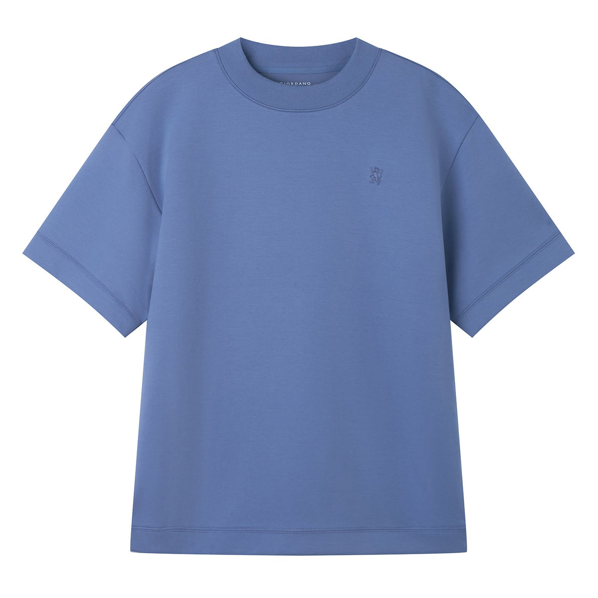 Lion Embroidered Relaxed Fit Tee — view 6