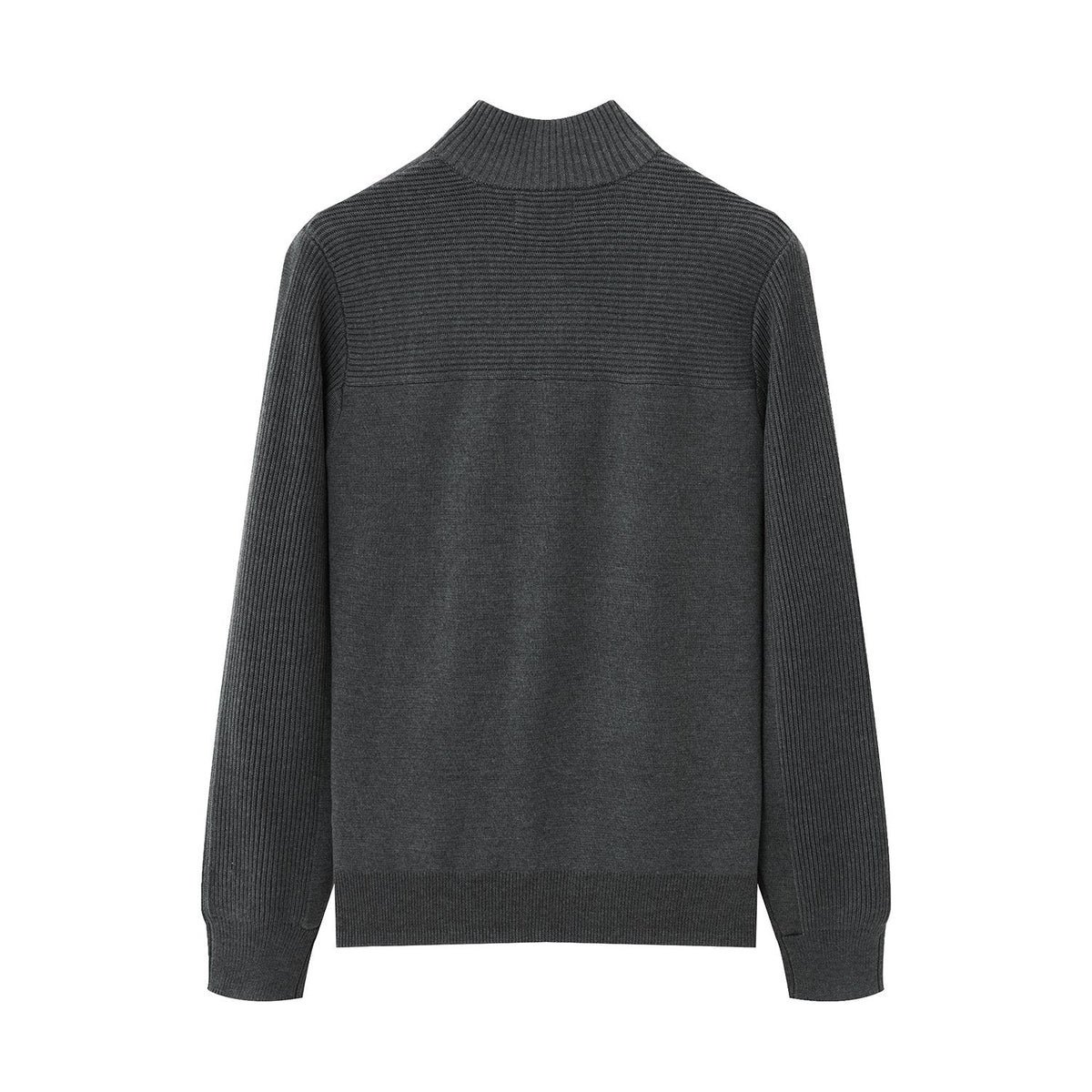 Knitted Zip-up Cardigan — view 4