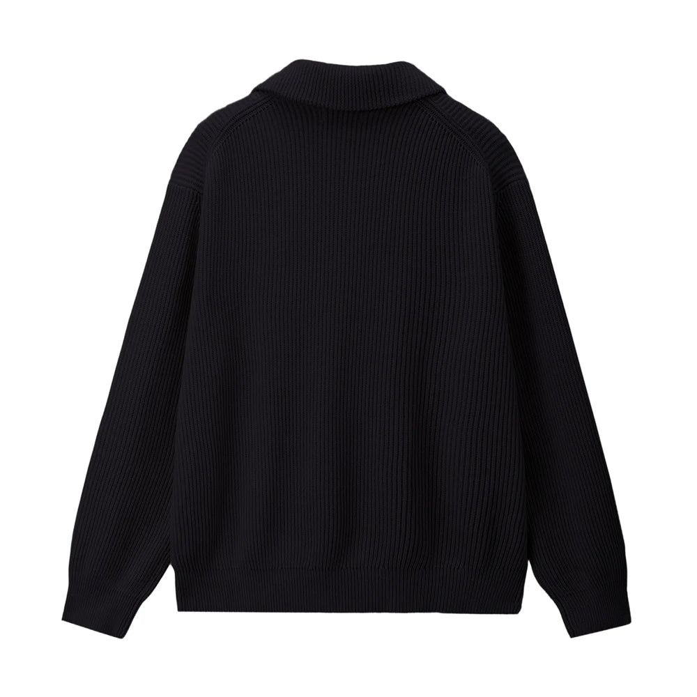 Cotton Quarter-Zip Sweater — view 2