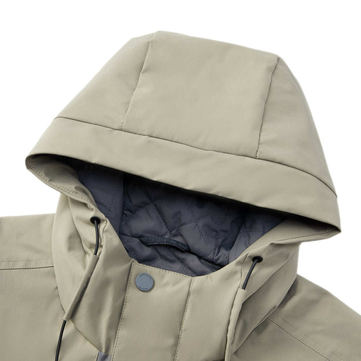 Two Tone Hooded Down Jacket — view 2