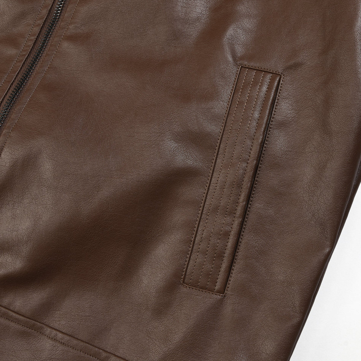 Faux Leather Jacket — view 6