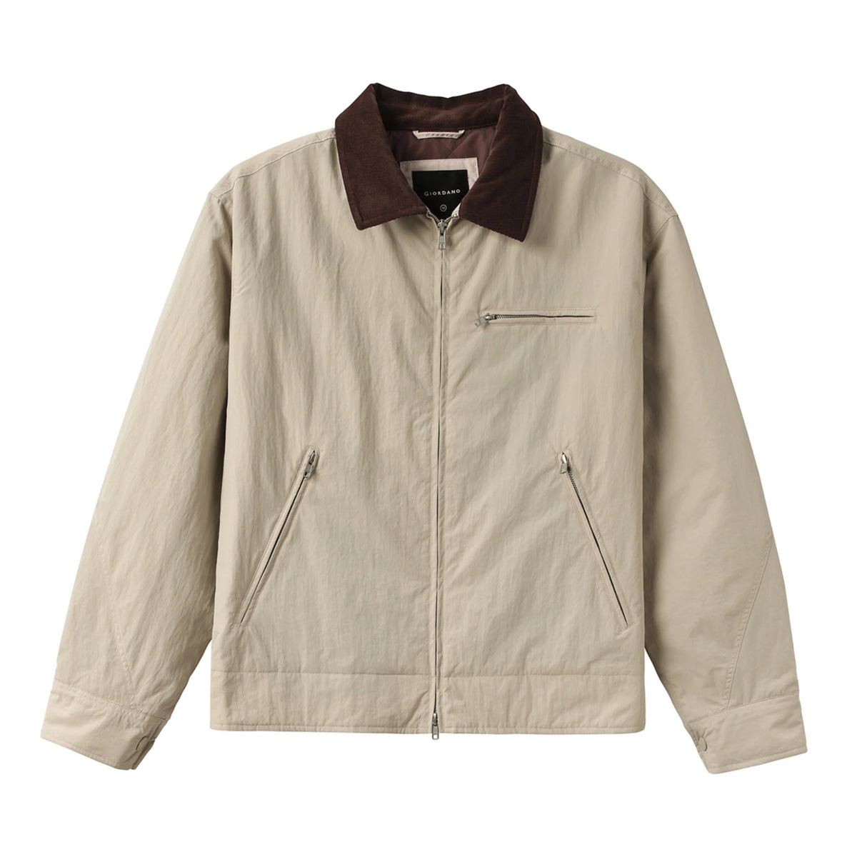 Corduroy Collar Work Jacket