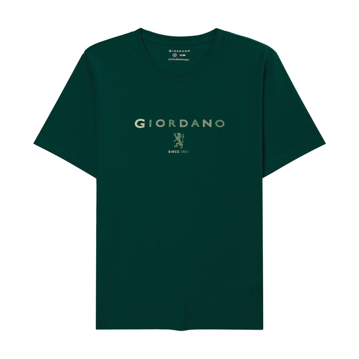 Giordano Embroidered Slim Fit Tee