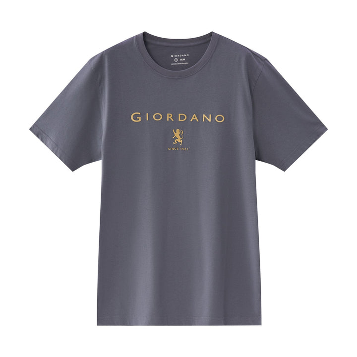 Giordano Embroidered Slim Fit Tee