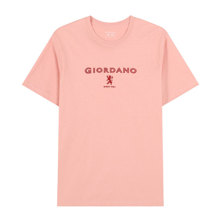 Giordano Embroidered Slim Fit Tee