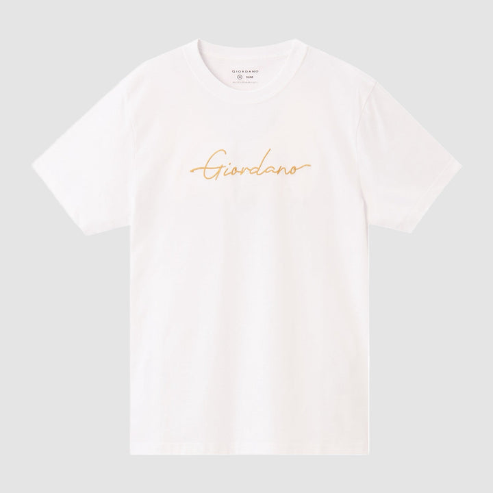 Signature Embroidered Slim Fit Tee