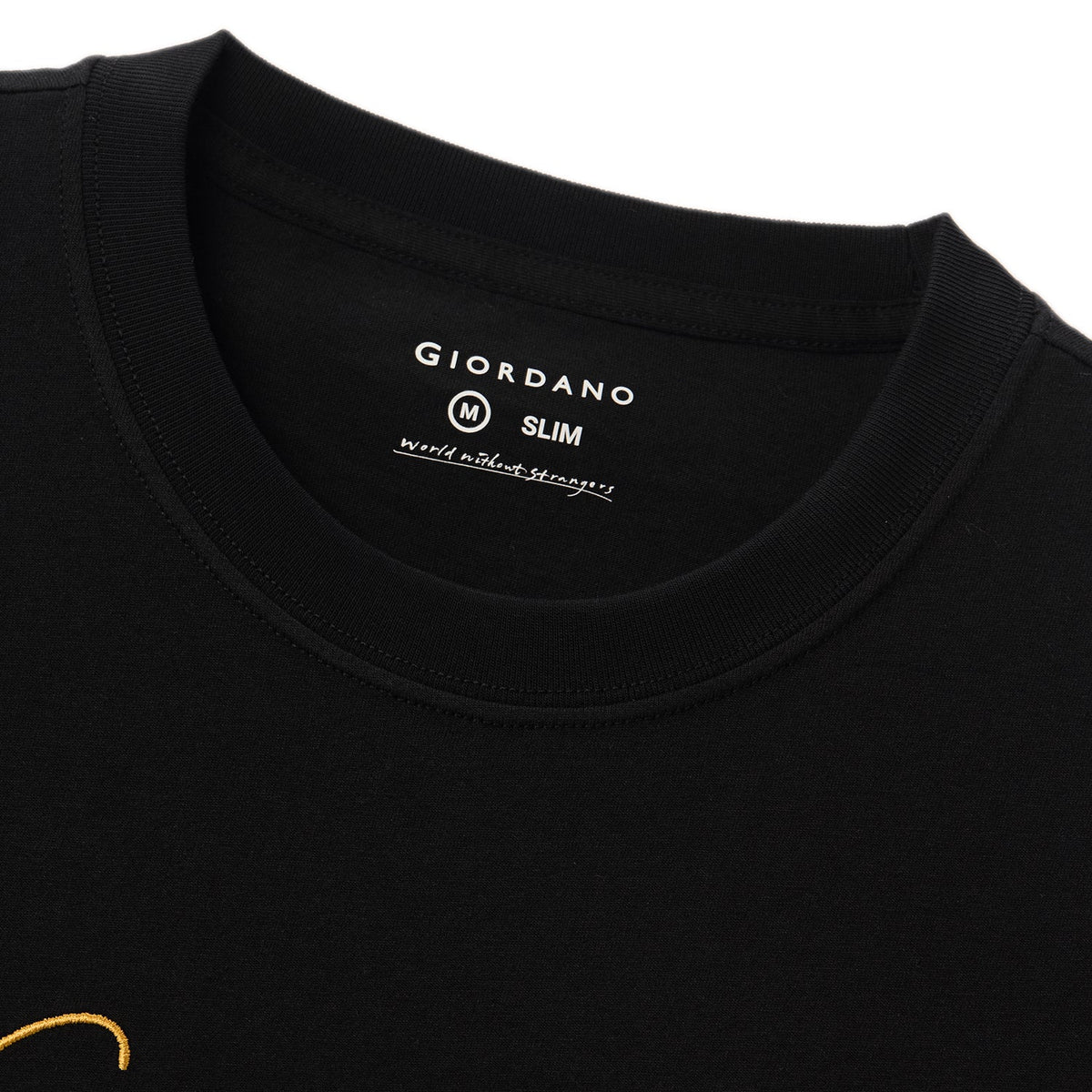 Signature Embroidered Slim Fit Tee — view 3