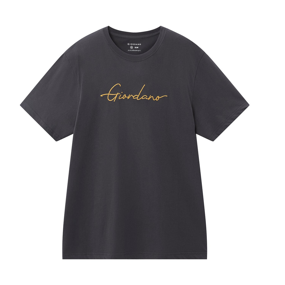 Signature Embroidered Slim Fit Tee — view 8