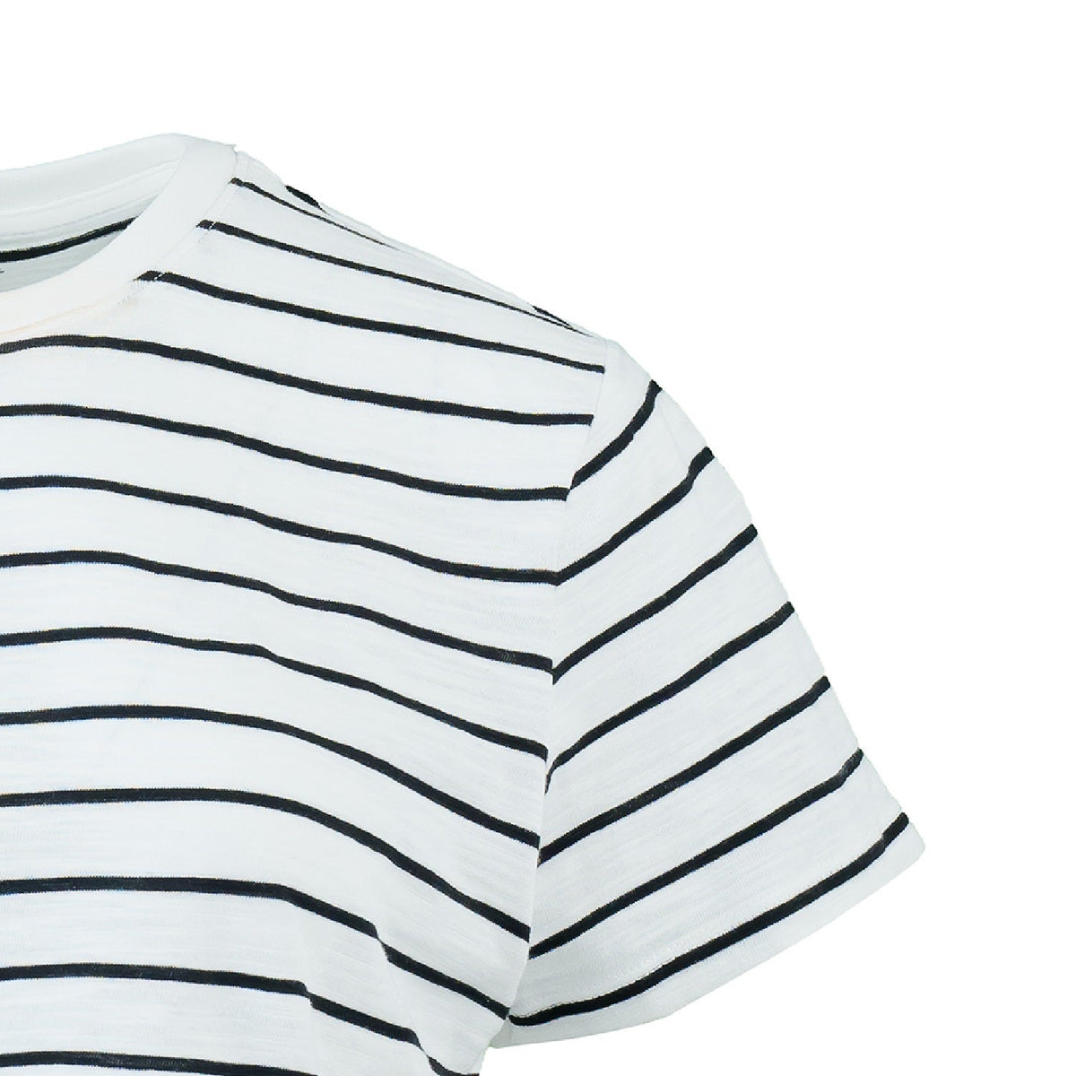 Striped Cotton Tee — view 3