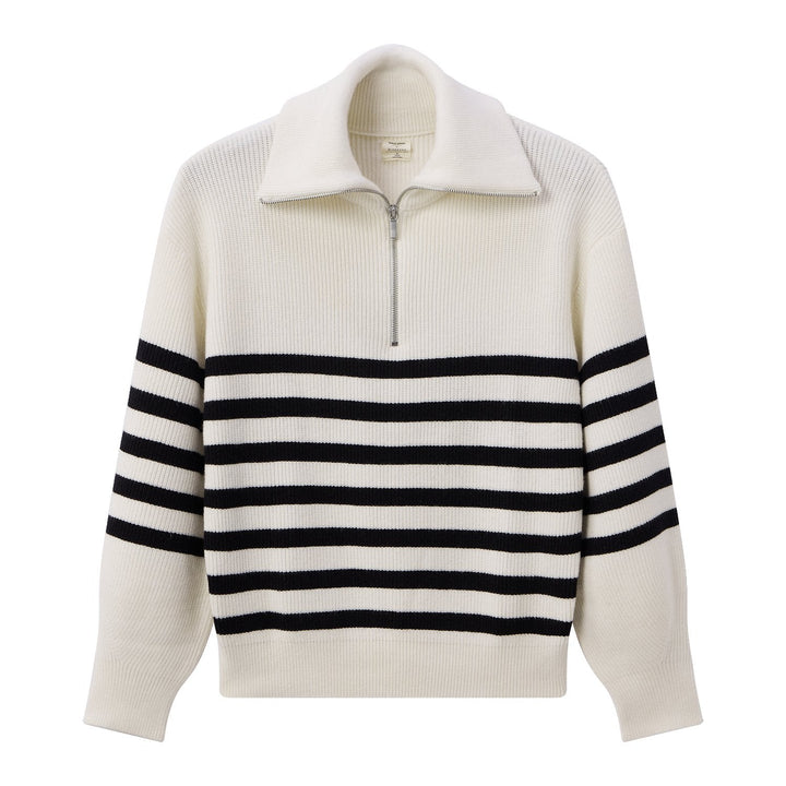 Coastal Collar Sweater (Half-Zip)