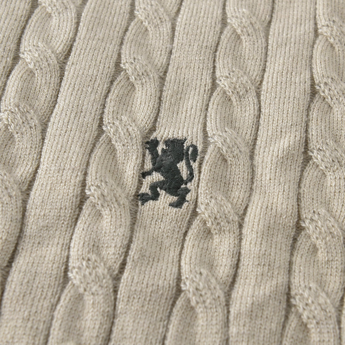 Pullover Sweater with Lion Embroidery — view 6