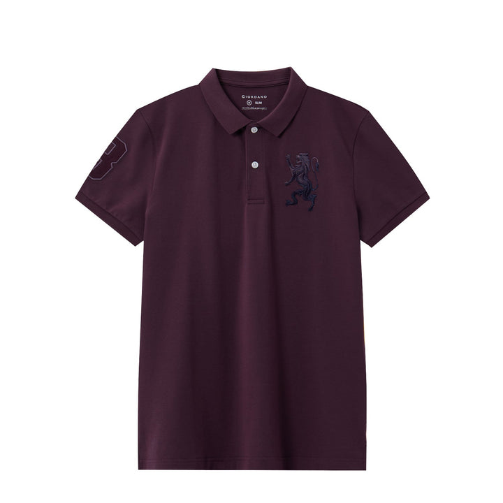 Embroidered 3D Lion Slim Fit