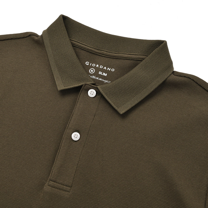 Waffle Polo Slim Fit — view 3