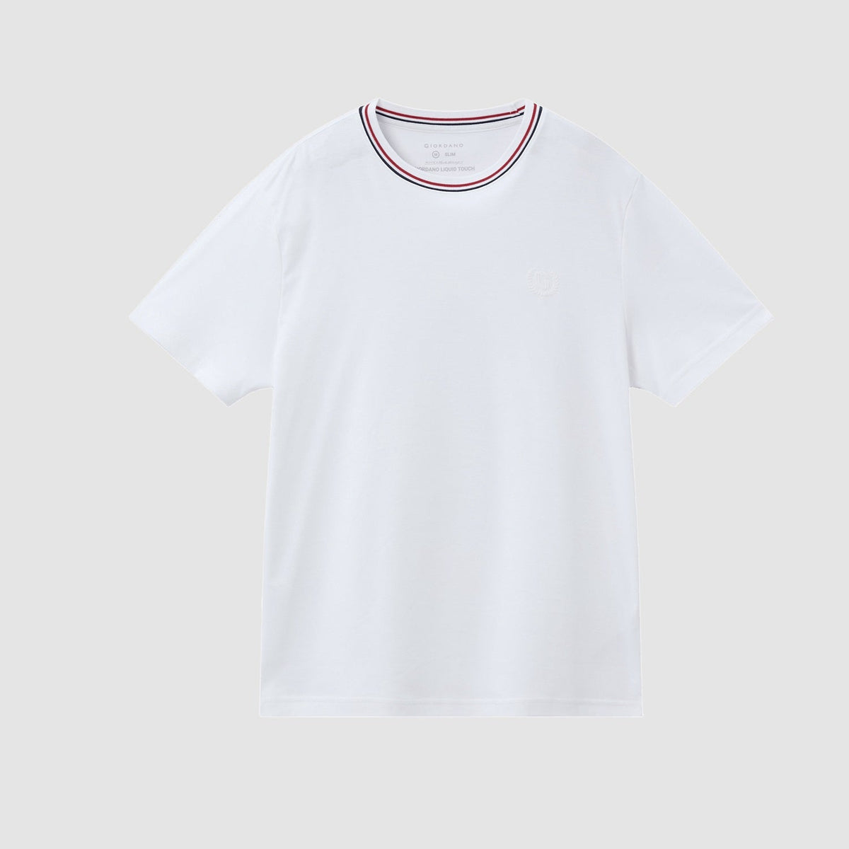 Liquid Touch Collar Stripe Slim Fit Tee — view 8
