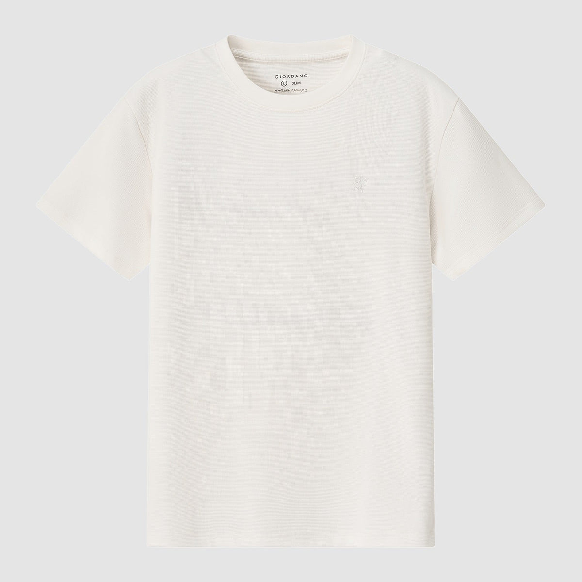 Textured Waffle Slim Fit Tee — view 8