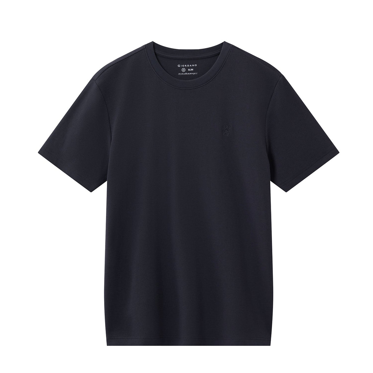 Textured Waffle Slim Fit Tee