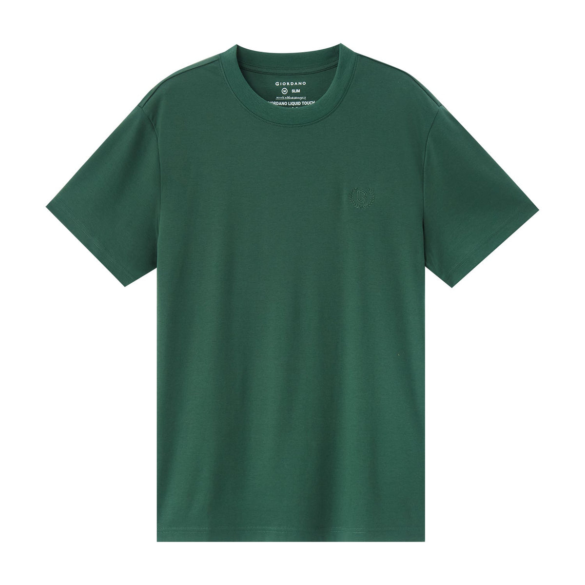 Liquid Touch Embroidered Slim Fit Tee