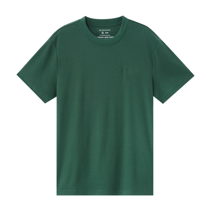 Liquid Touch Embroidered Slim Fit Tee