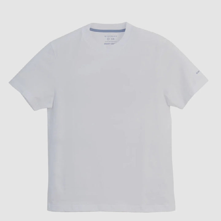 Slim Fit Round-Neck Cotton Tee