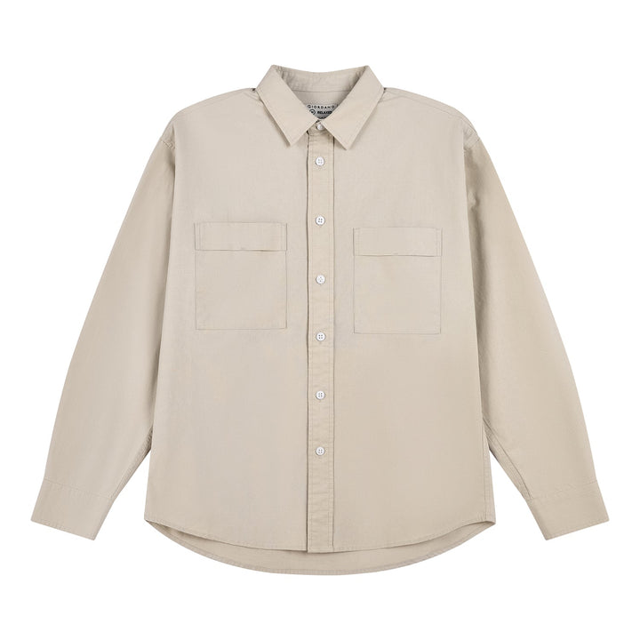 Double Pocket Comfort Fit Cotton Shirt