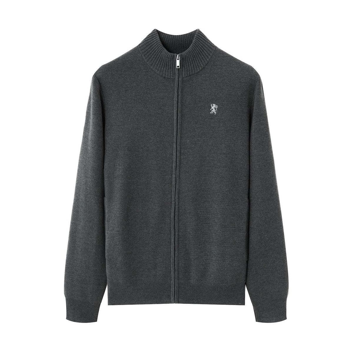 Knitted Zip-up Cardigan — view 3