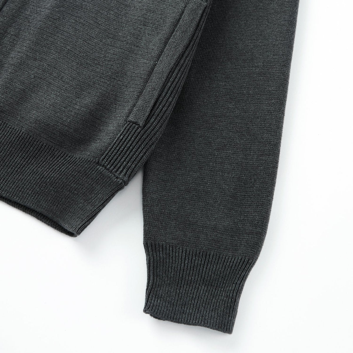 Knitted Zip-up Cardigan — view 6