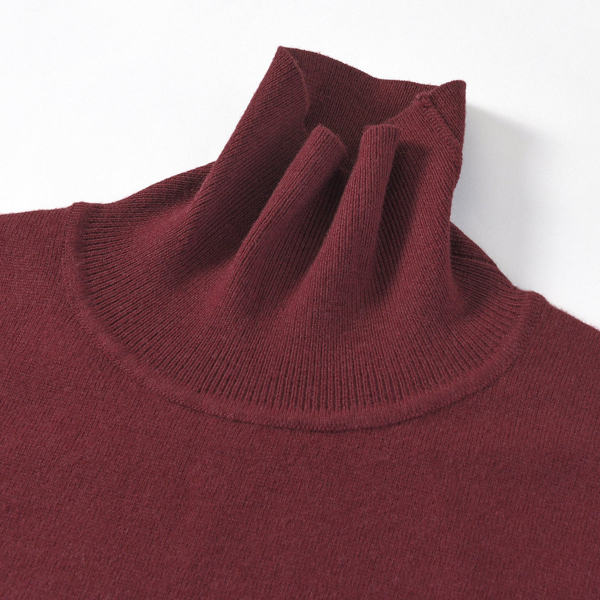Wool Blend Turtleneck Sweater — view 3