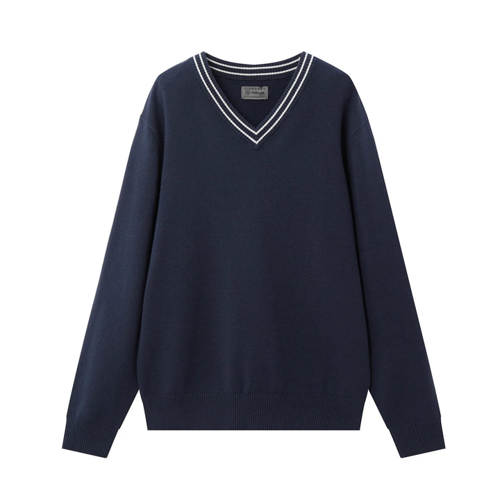 Tipped Knit Sweater