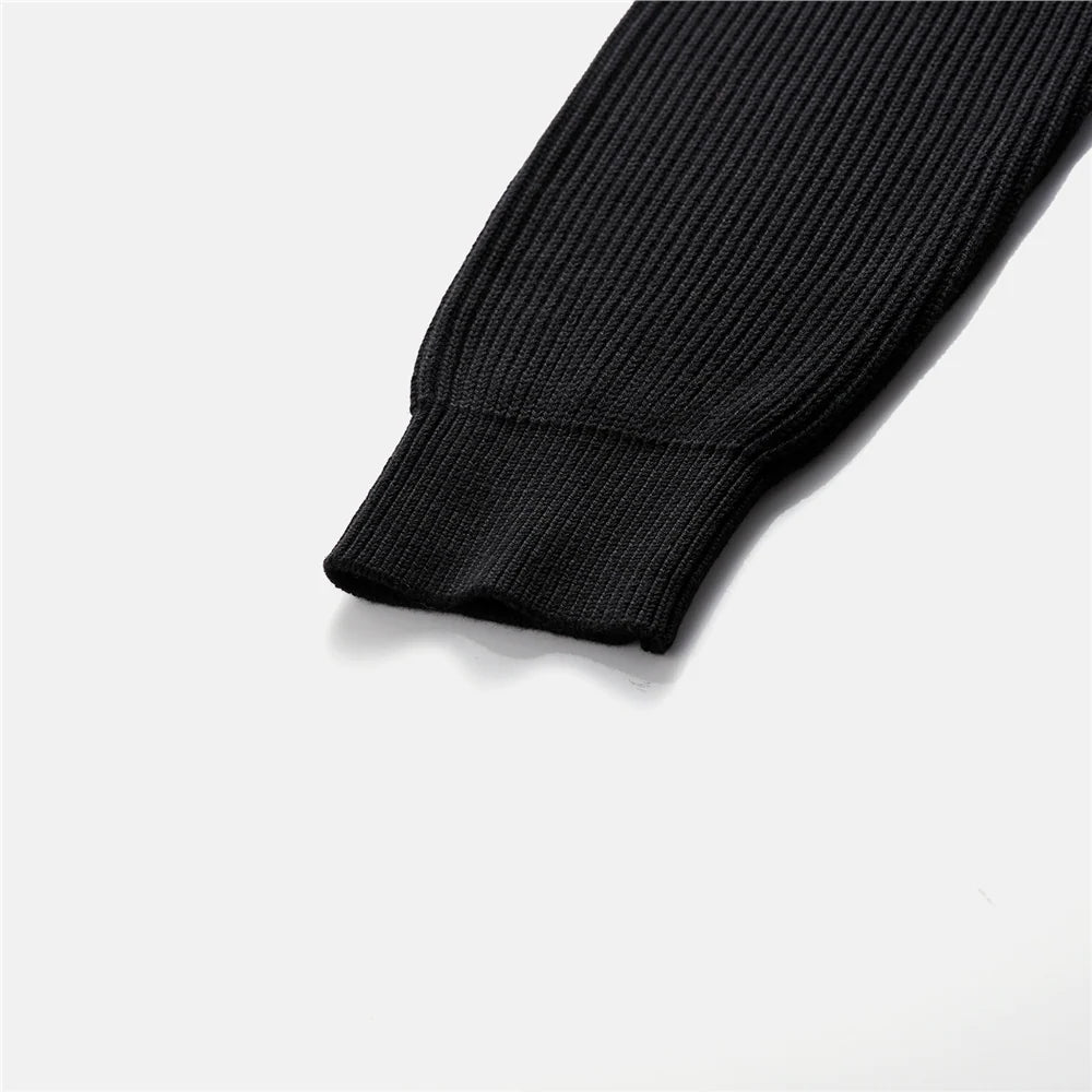 Cotton Quarter-Zip Sweater — view 7