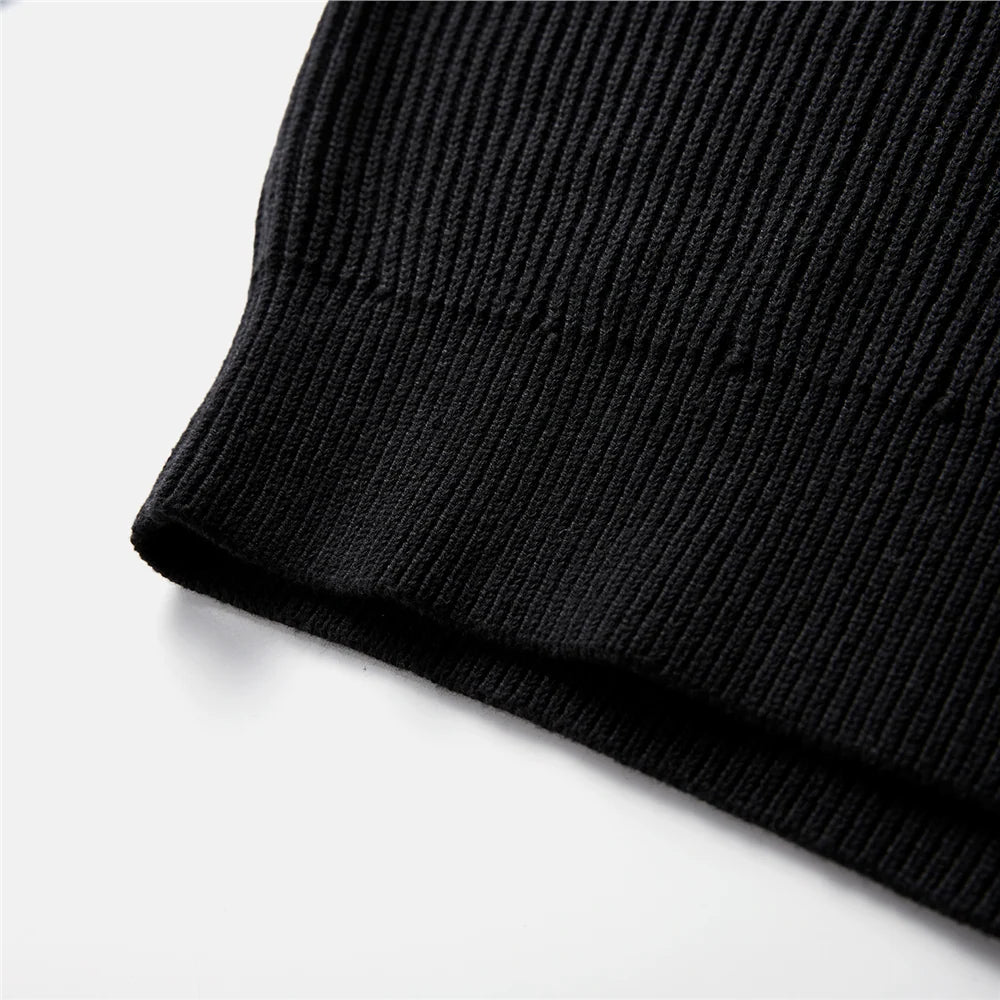 Cotton Quarter-Zip Sweater — view 5