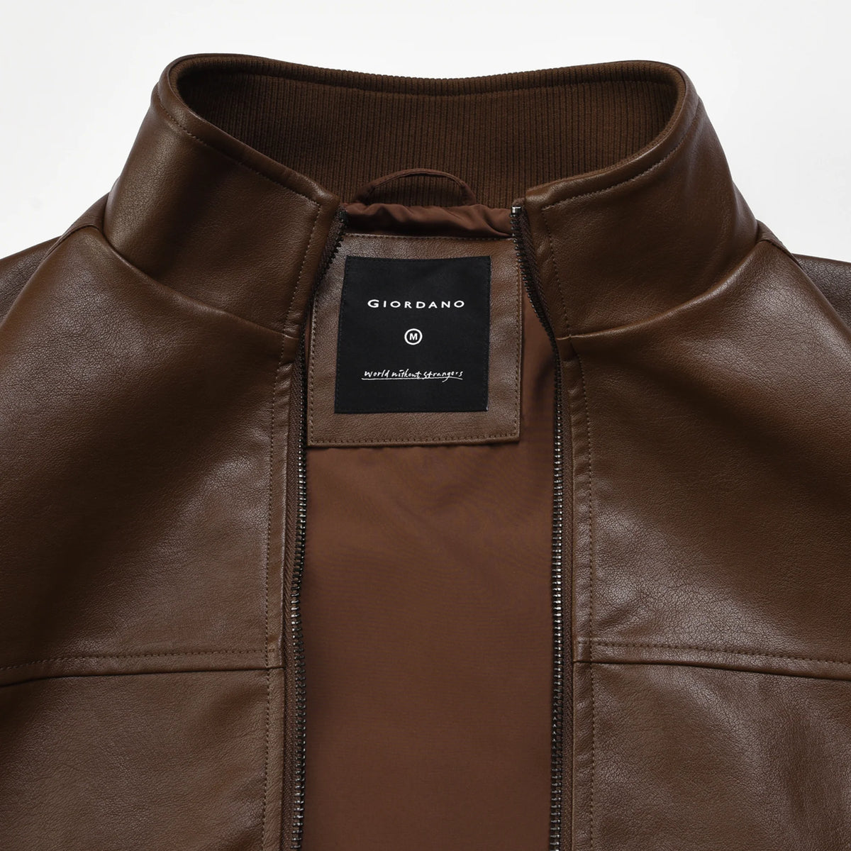 Faux Leather Jacket — view 4