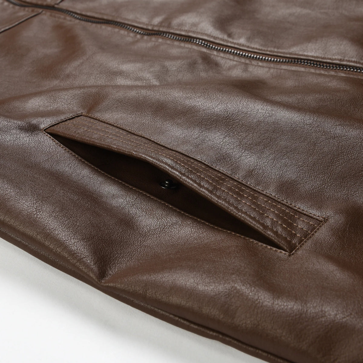 Faux Leather Jacket — view 8