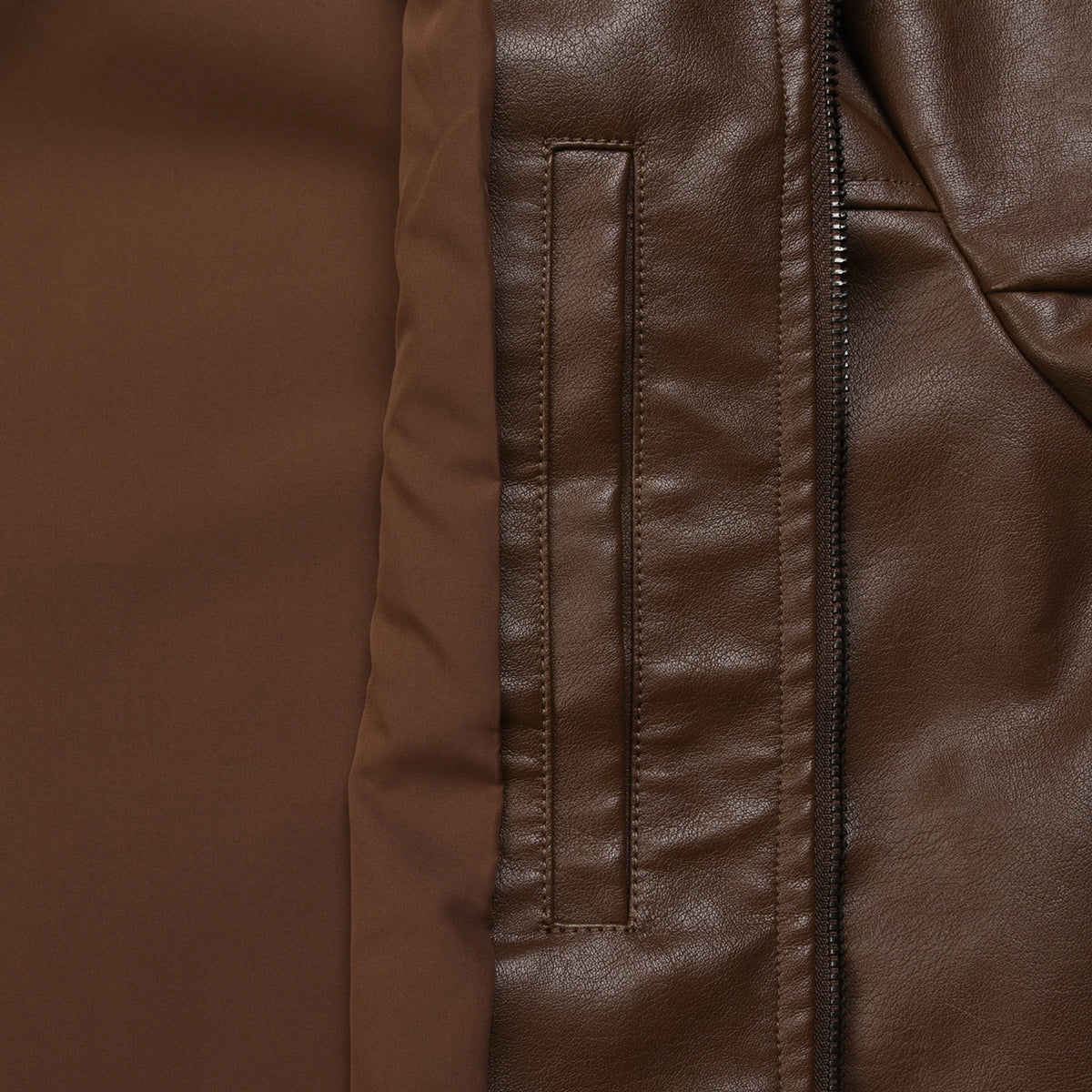 Faux Leather Jacket — view 7