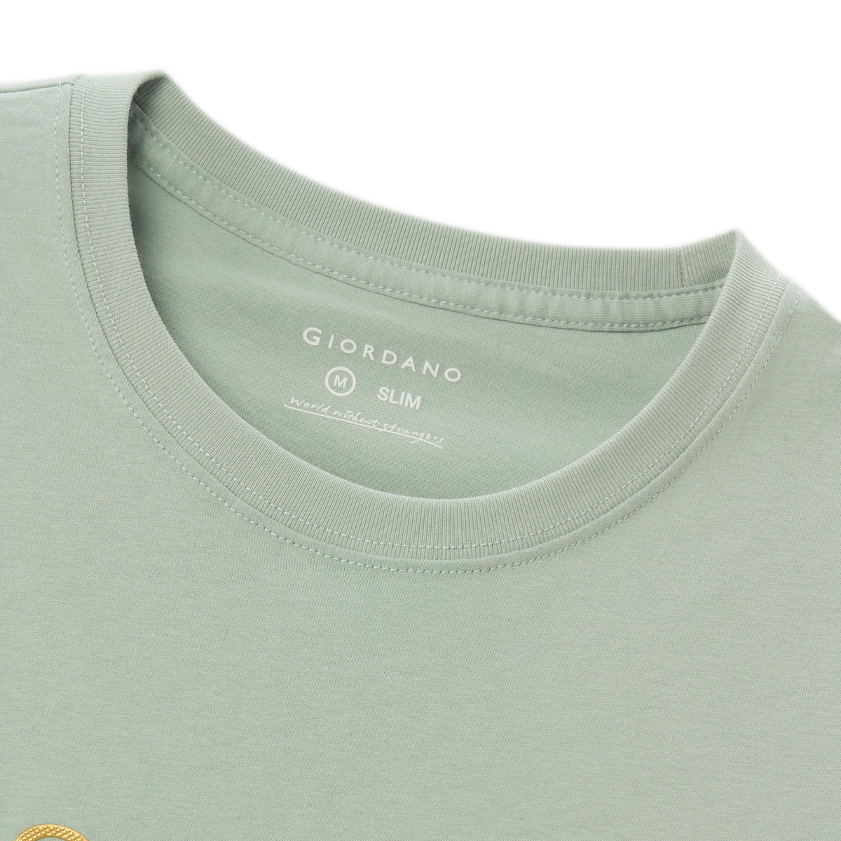 Giordano Embroidered Slim Fit Tee — view 3