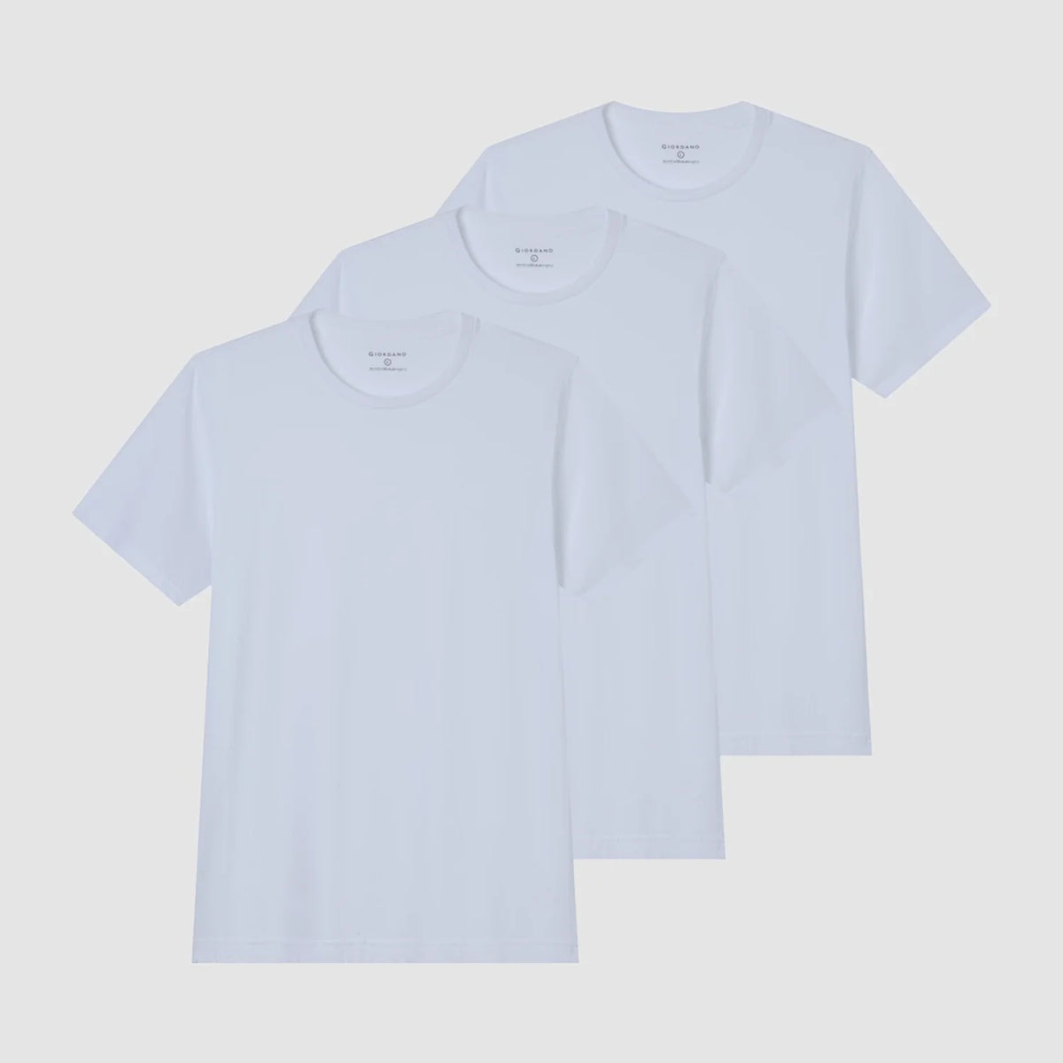 3-Pack Cotton Crew Neck Tees