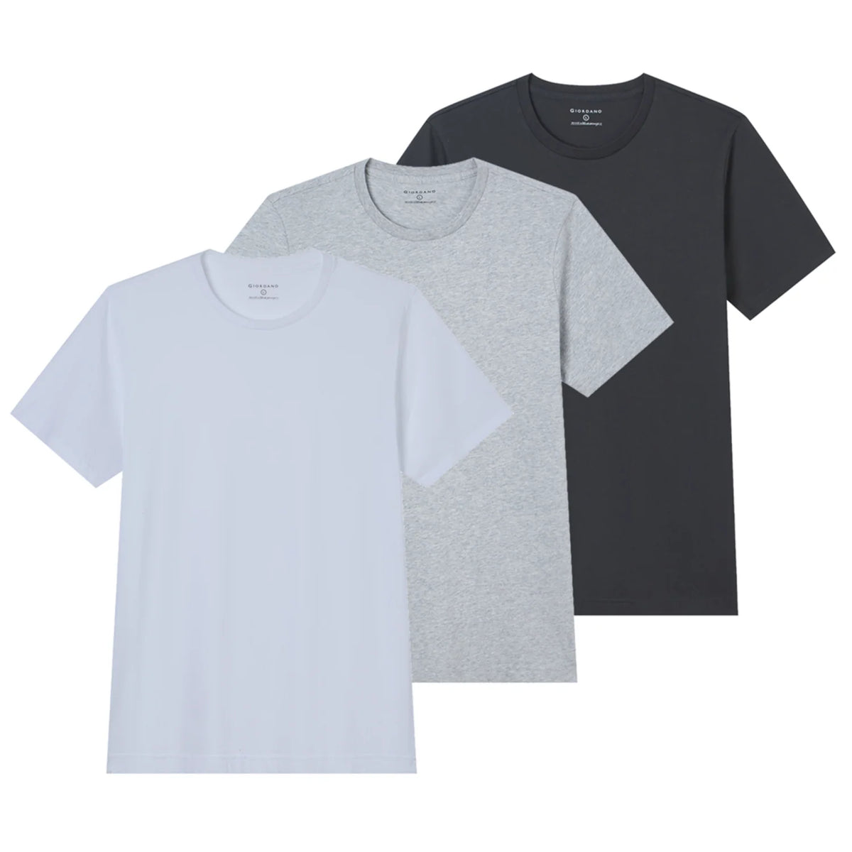 3-Pack Cotton Crew Neck Tees