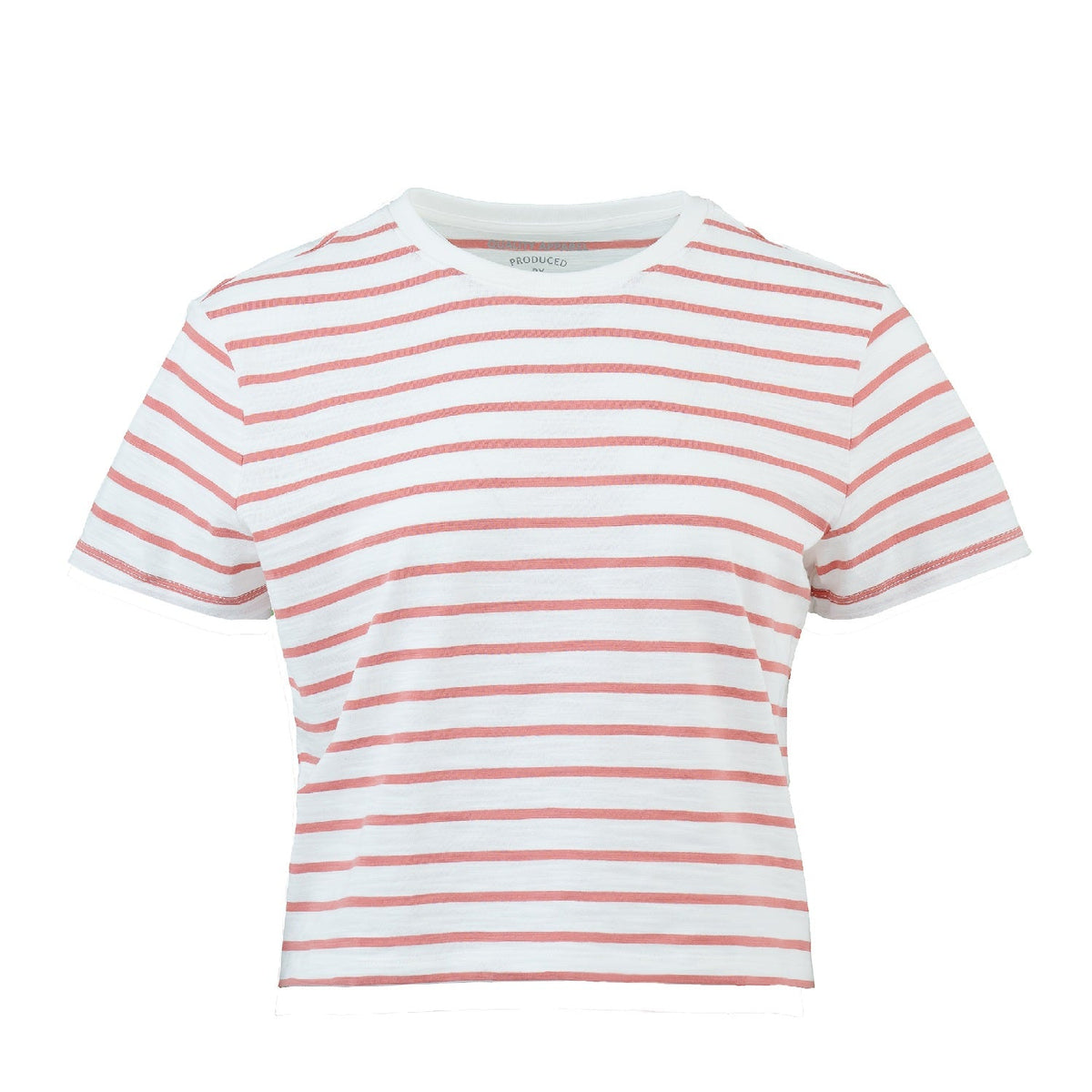 Striped Cotton Tee — view 5