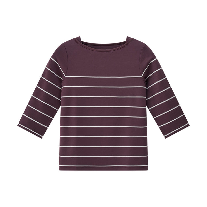 Longline Autumn Stripe Tee