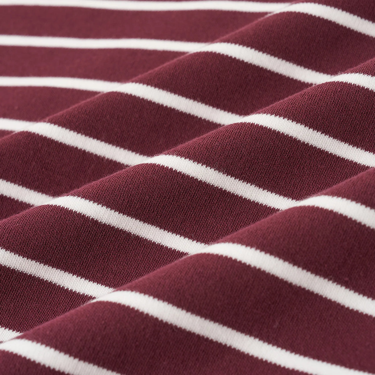 Long Sleeves Striped Cotton Tee — view 6