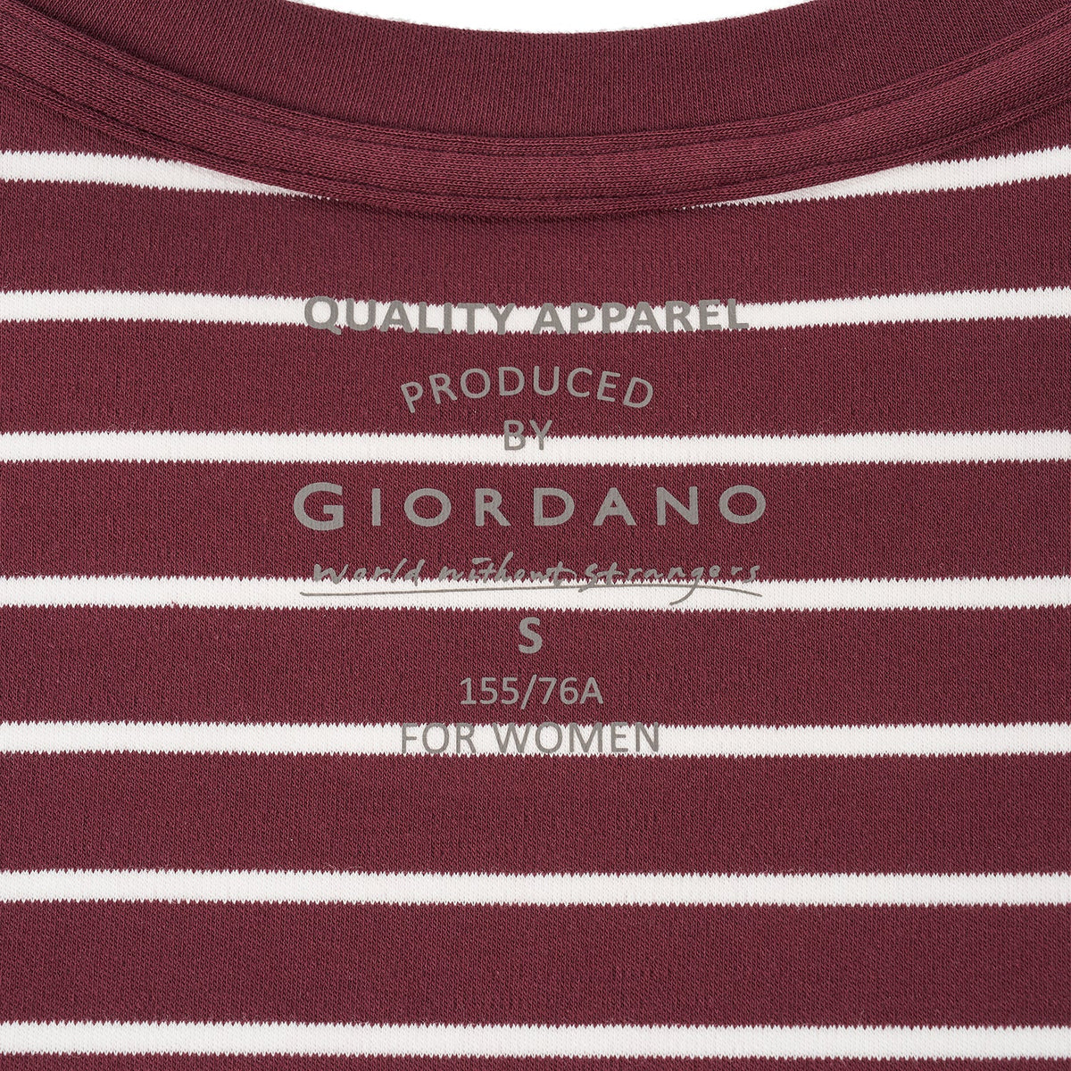 Long Sleeves Striped Cotton Tee — view 7
