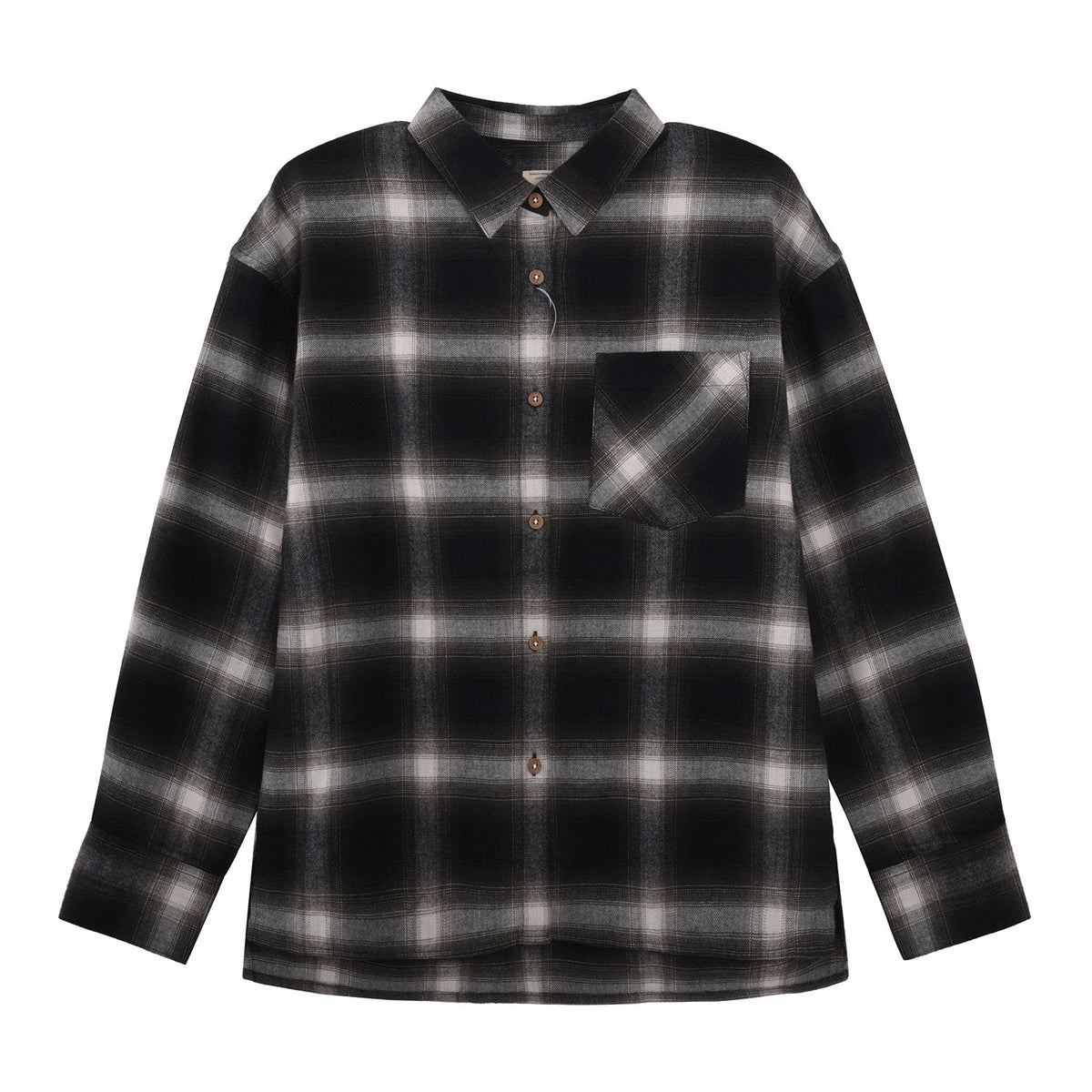 Smoke Grid Flannel