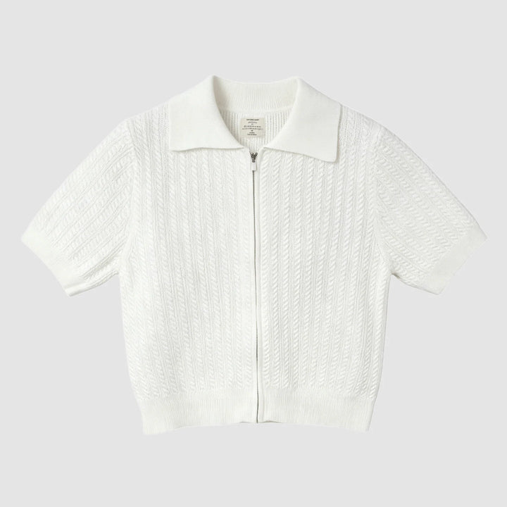 Revere Collar Cardigan