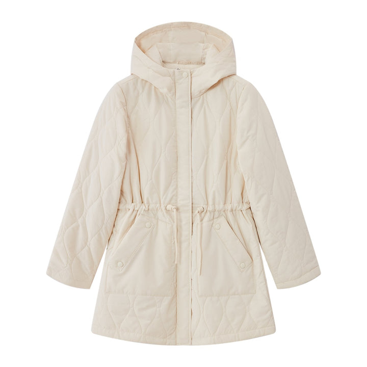 Wave Stitch Winter Coat